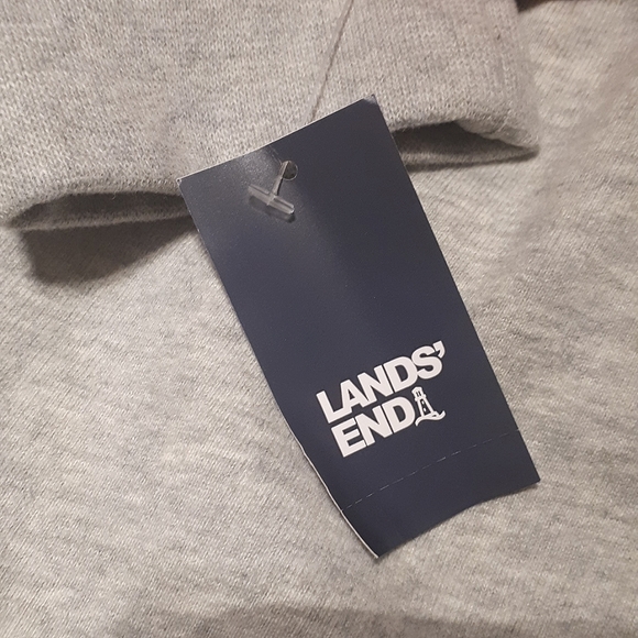 Land's End Grey Hooded Sweatshirt - Picture 4 of 5